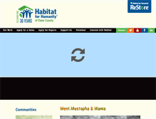 Tablet Screenshot of habitatdane.org